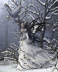 挥着翅膀的女孩